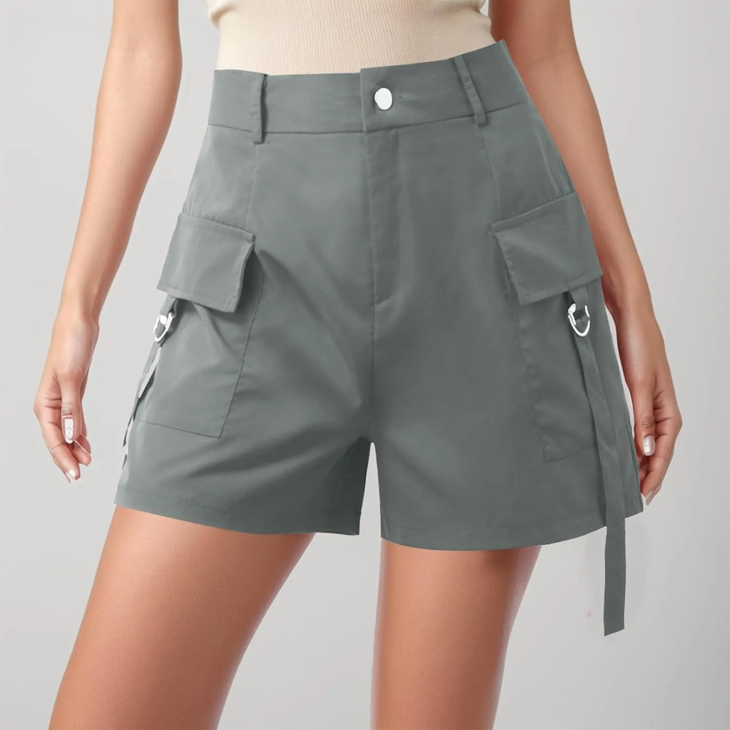 2024 Women's Athletic Shorts Stretch Golf Active Hiking Cargo Shorts Outdoor Summer Shorts with Pockets Water Resistant