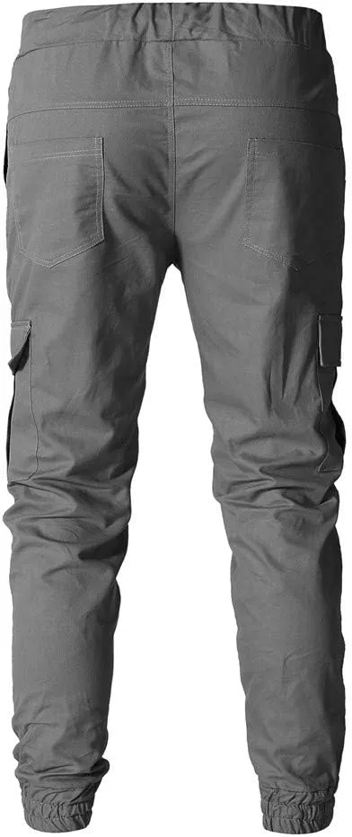 Cargo Pants for Men Big and Tall Baggy Pants with Zipper Pockets Man's Lightweight Hiking Ripstop Cargo Pants Regular