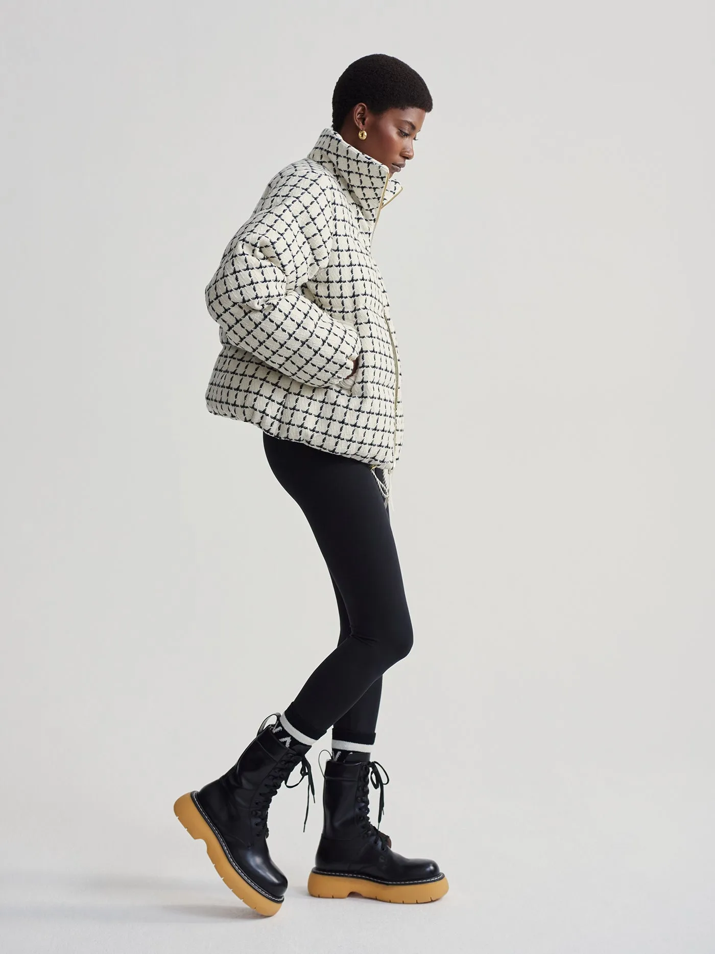 Eugene Check Short Puffer