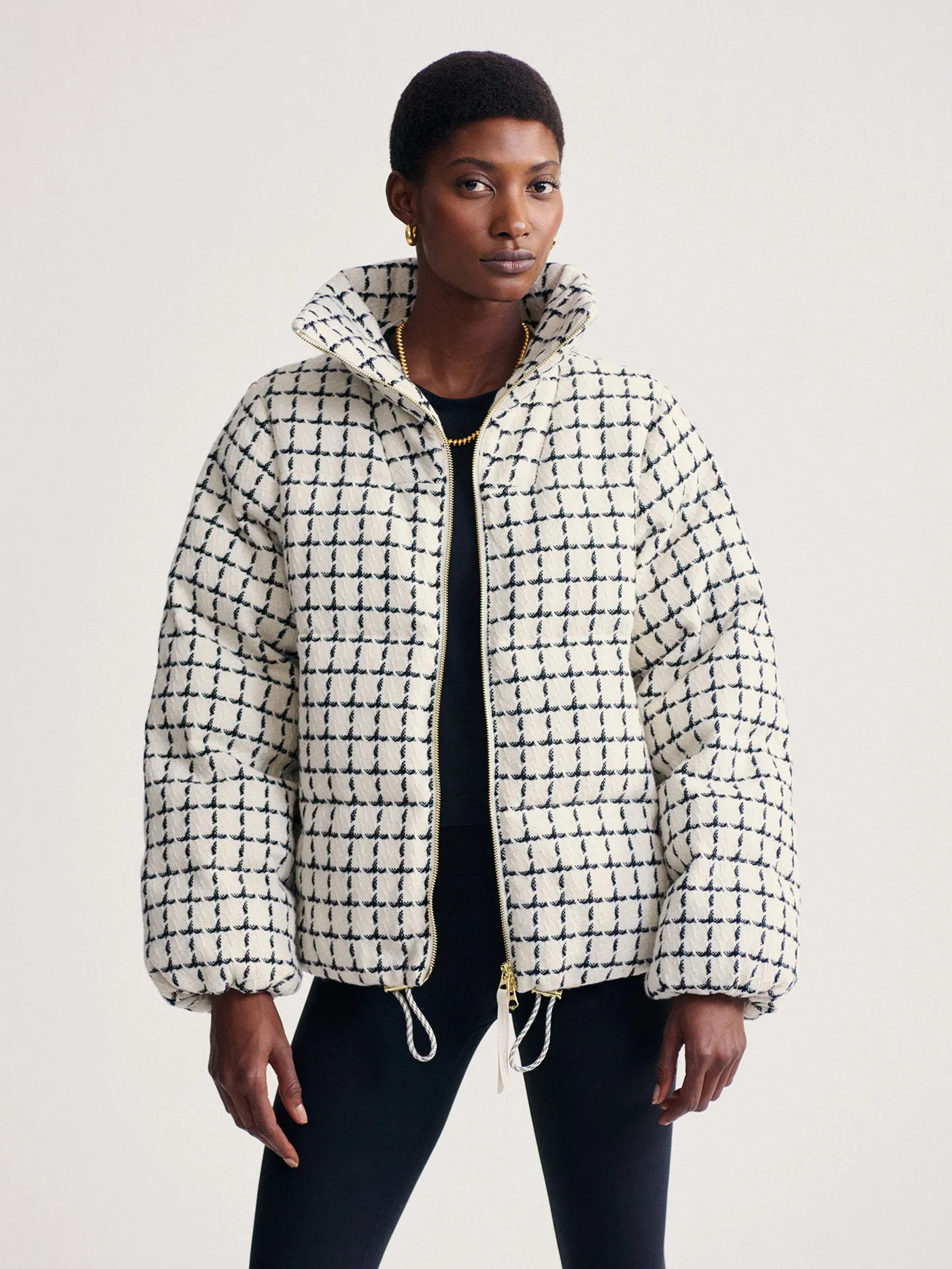 Eugene Check Short Puffer