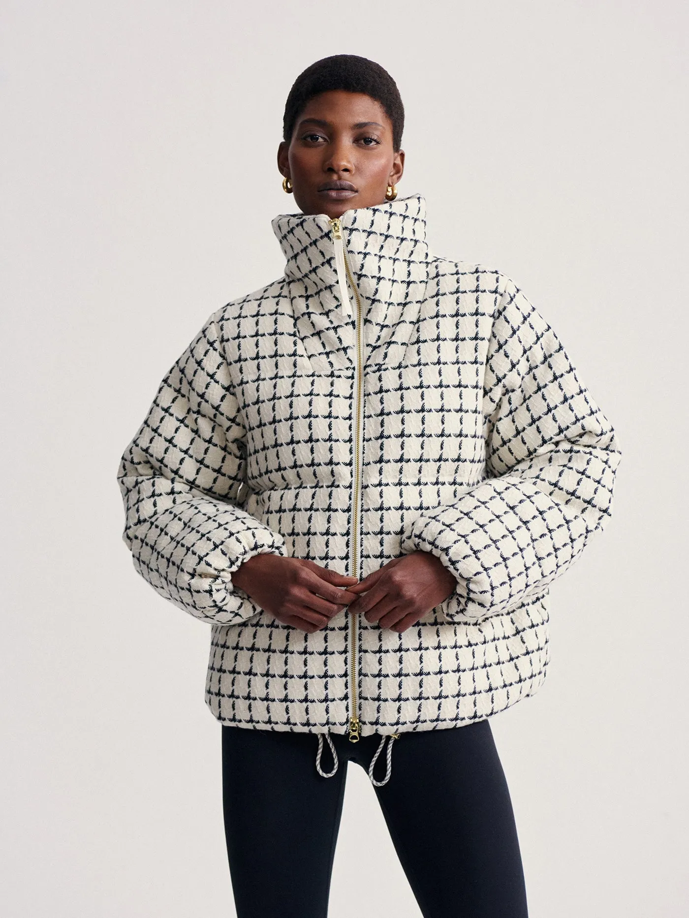 Eugene Check Short Puffer