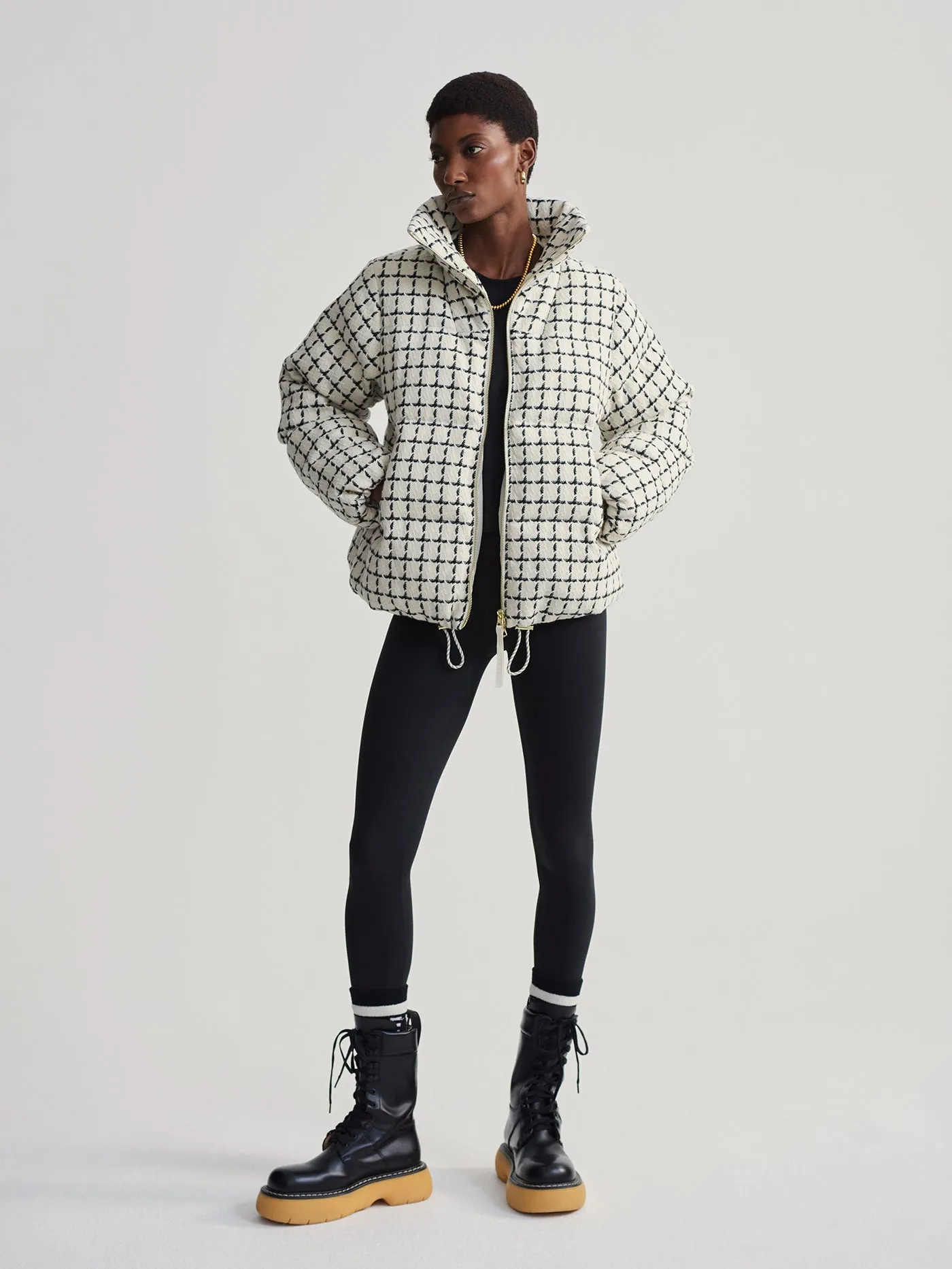 Eugene Check Short Puffer