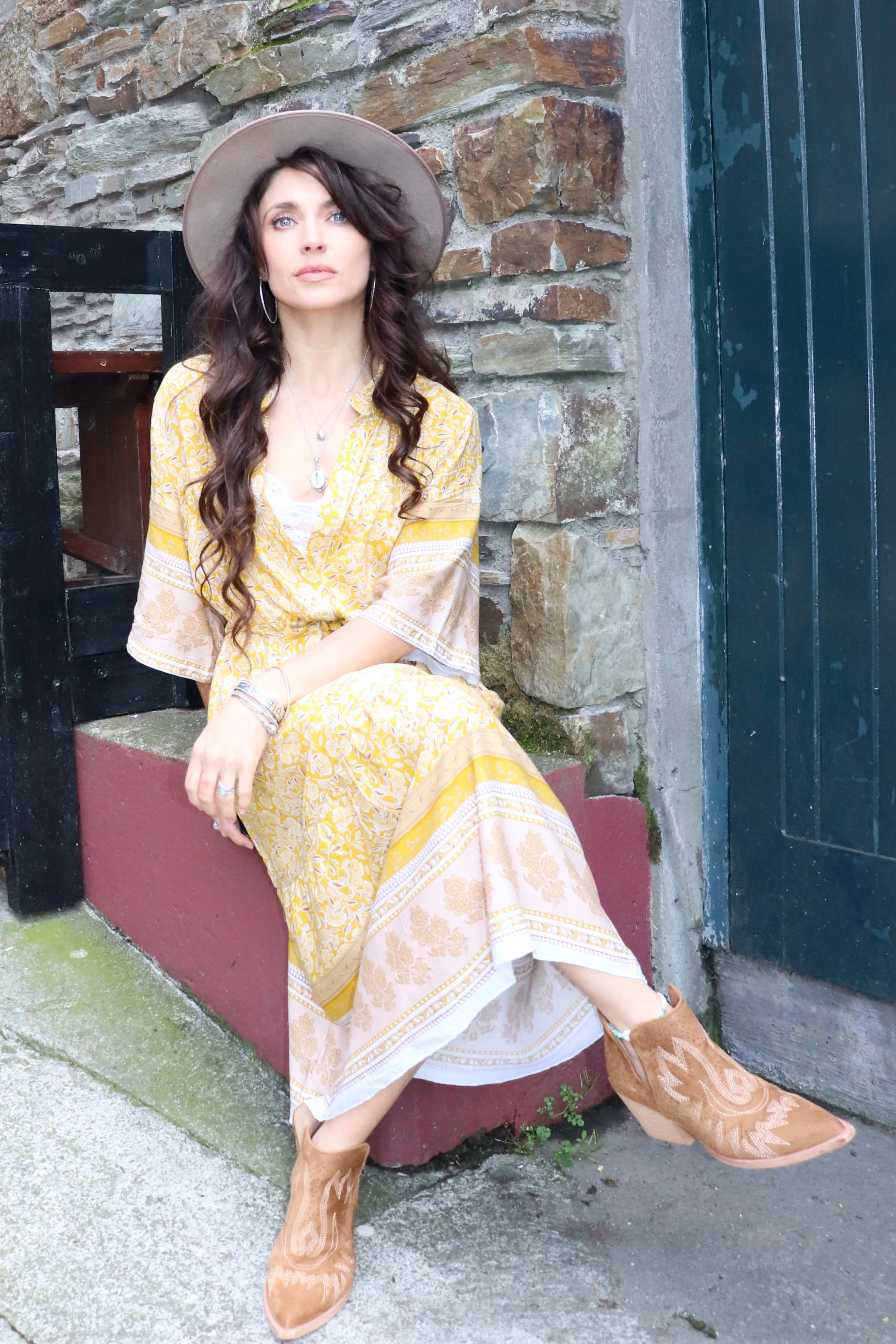 Floral shift dress