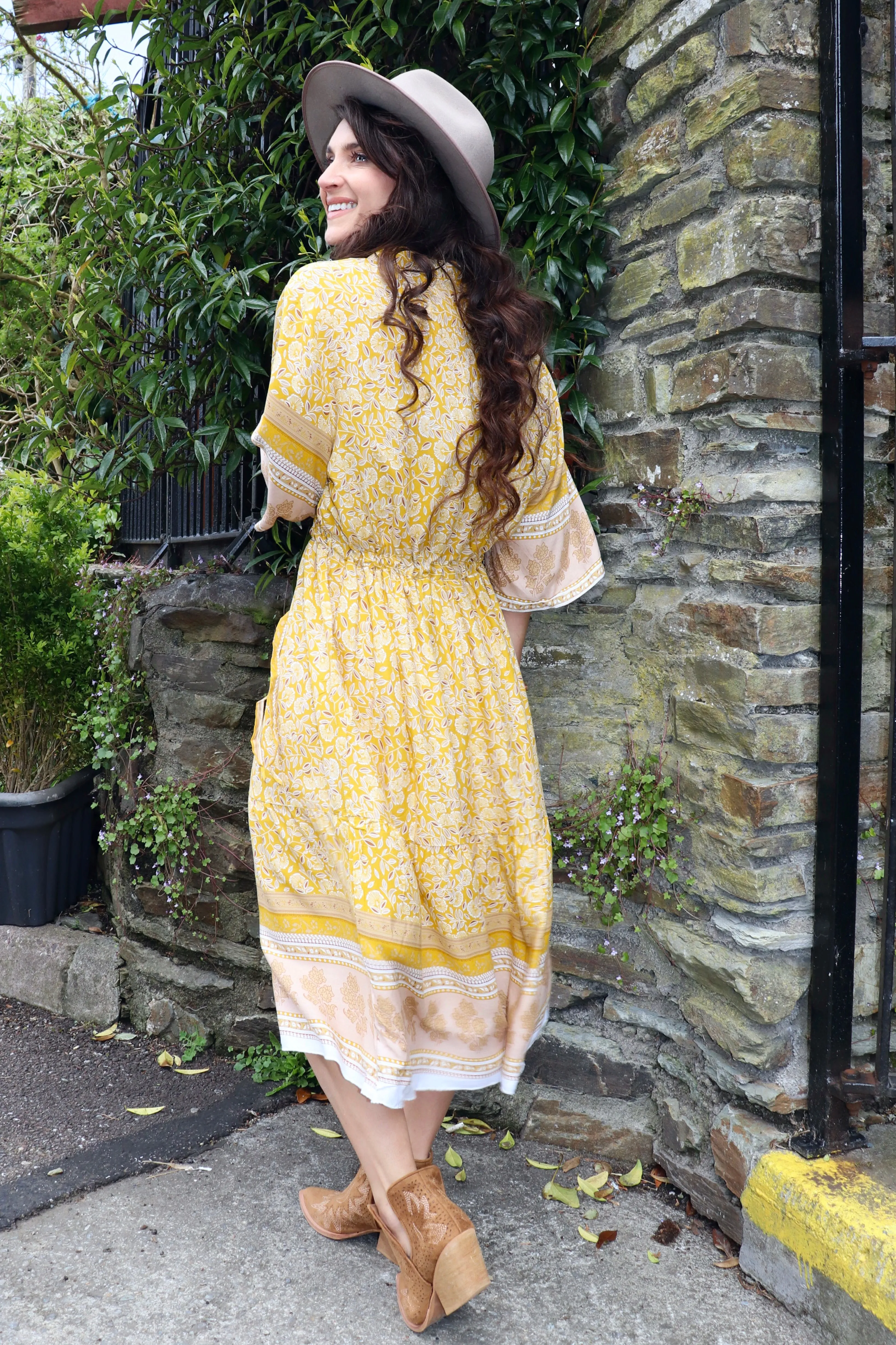 Floral shift dress