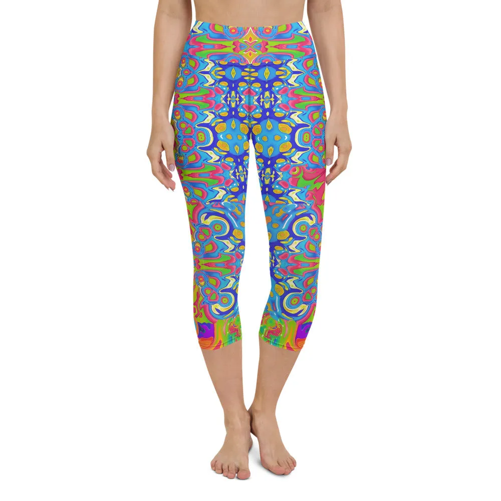 Hippy Gal Yoga Capri Leggings