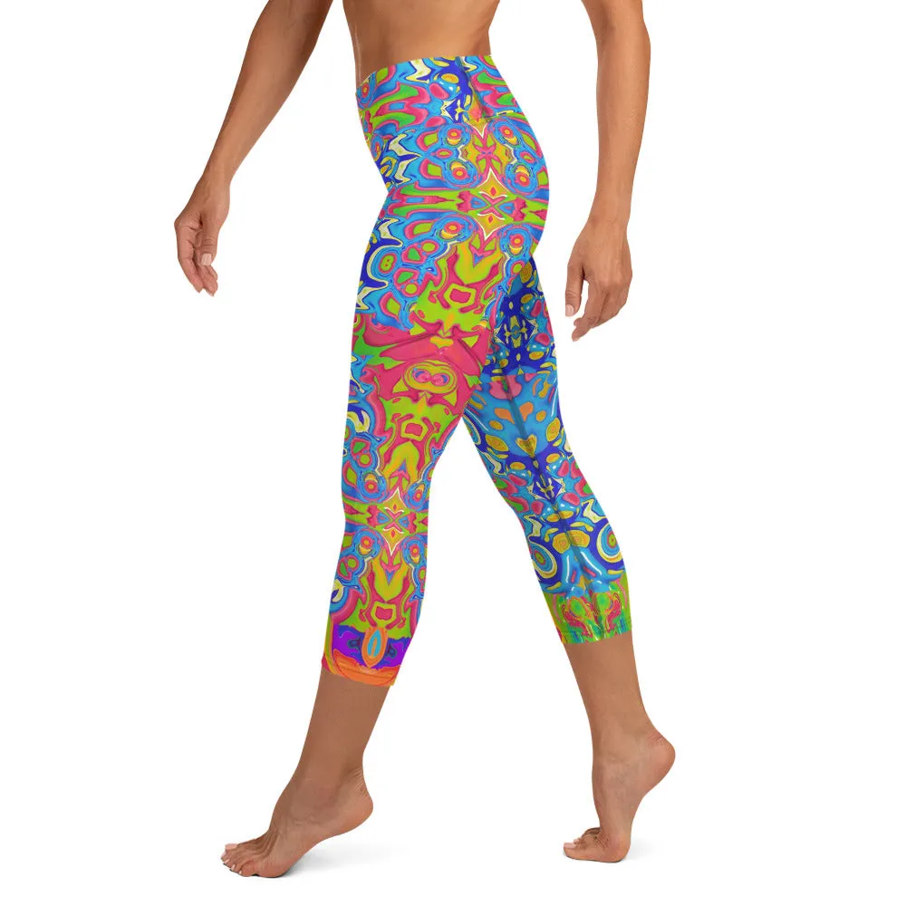 Hippy Gal Yoga Capri Leggings