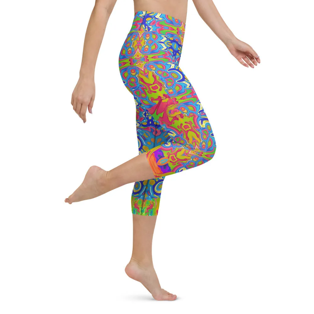 Hippy Gal Yoga Capri Leggings