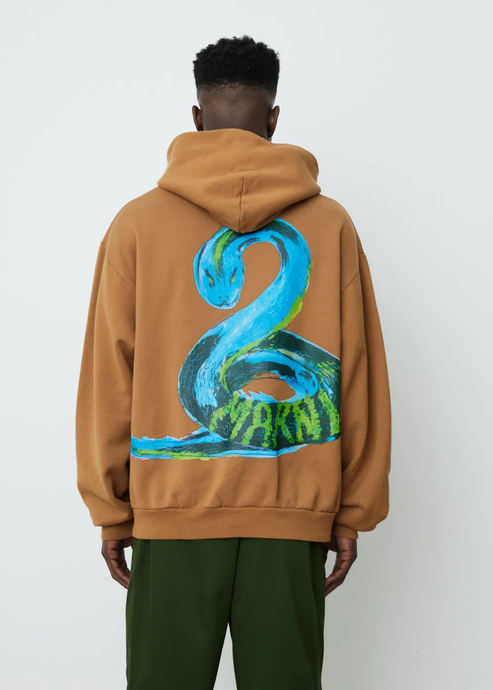 Printed Snake Hoodie