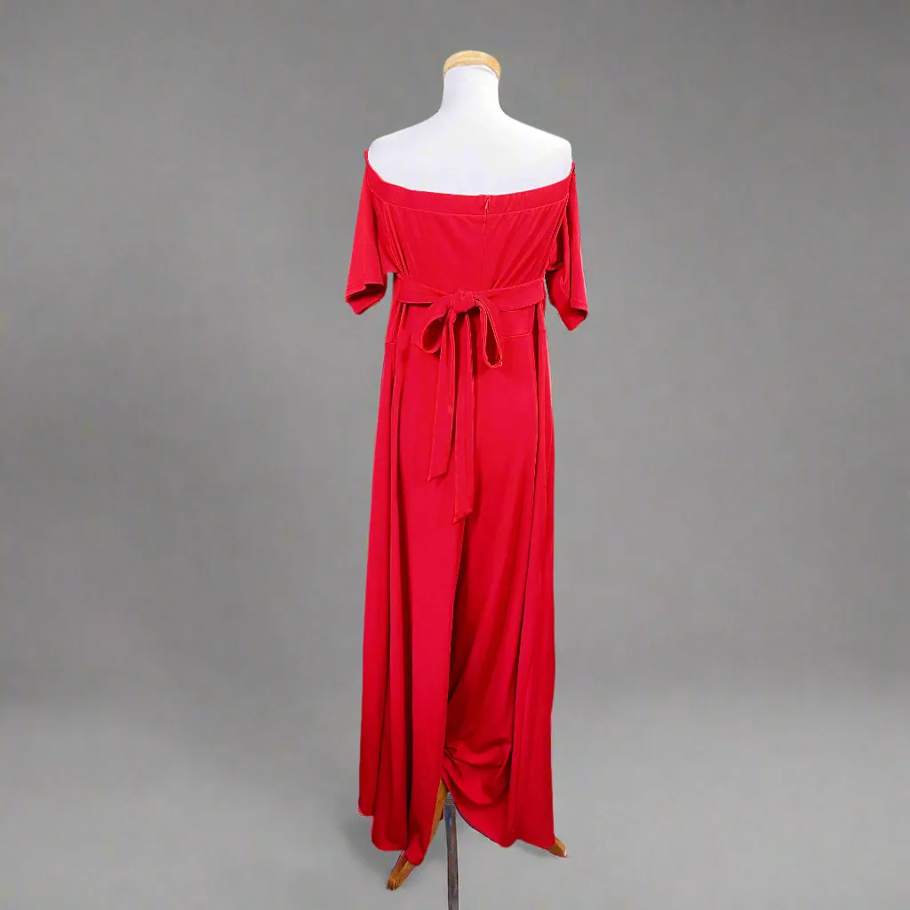 Red jumpsuit, size XL