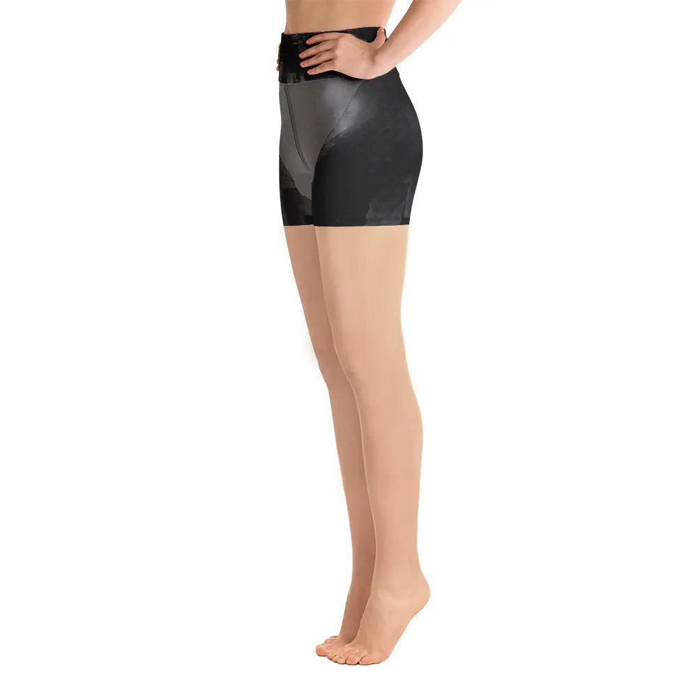 scape" Yoga Shorts