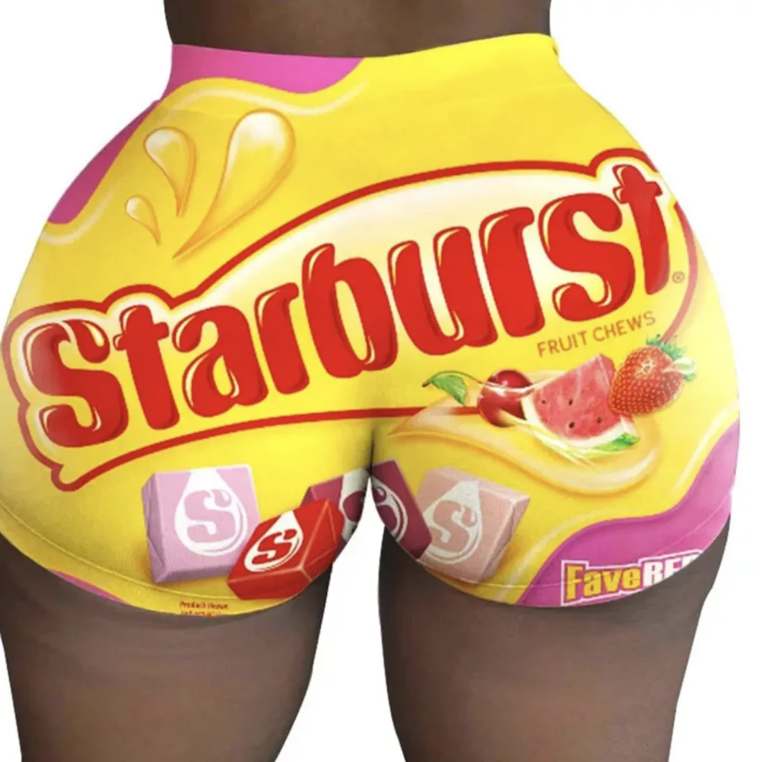 Starburst Candy Snack Shorts