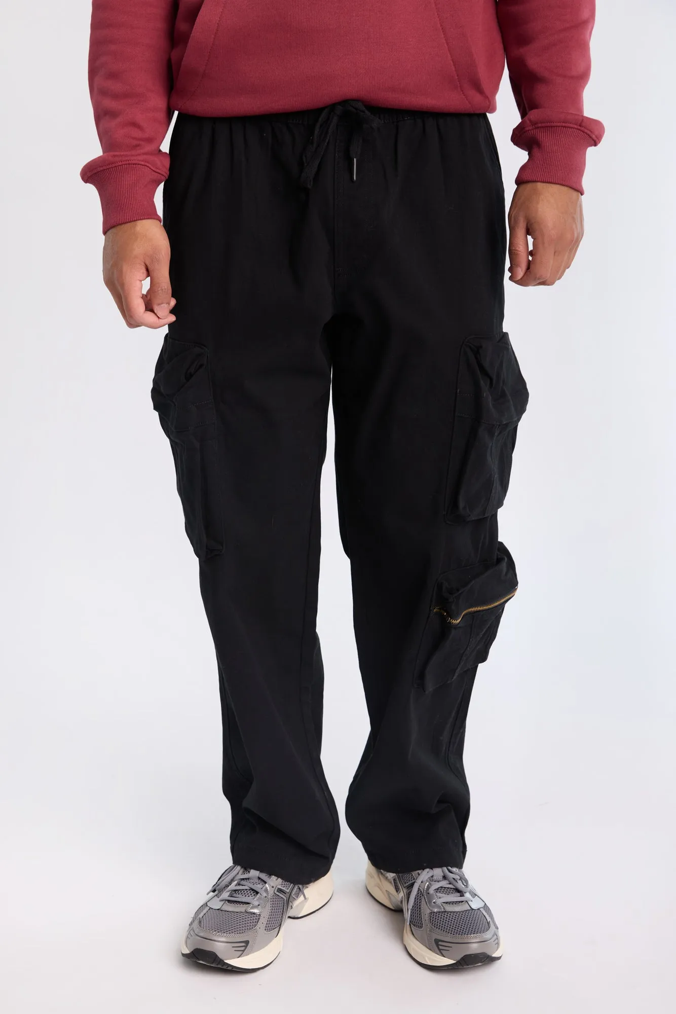 Utility Zip Cargo Twill Pants