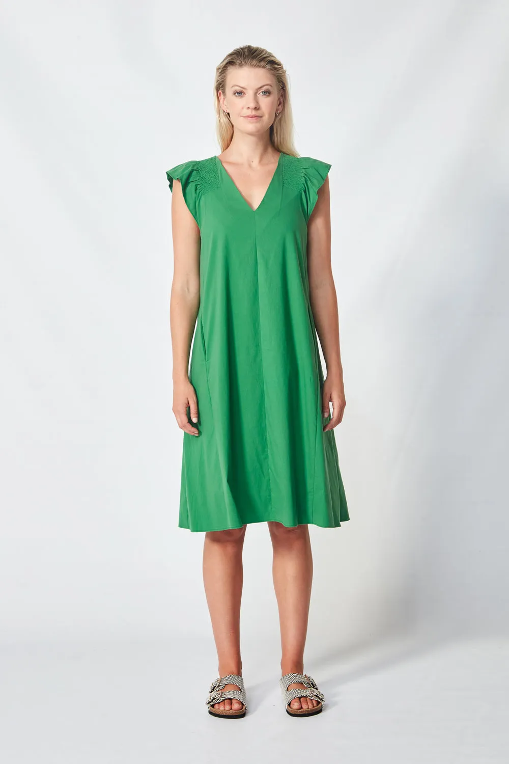 VERGE | ACROBAT POLLY DRESS - APPLE