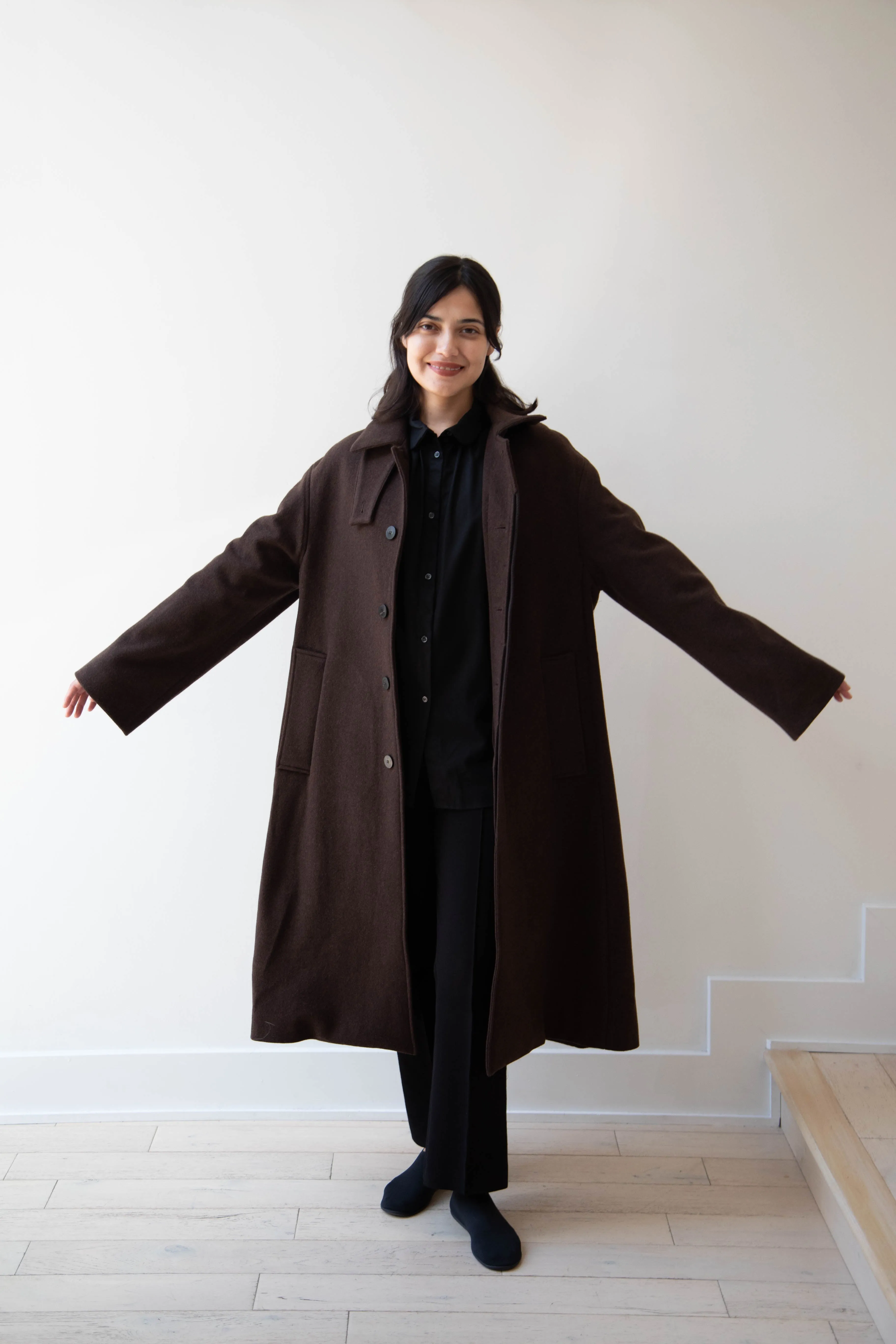Wright & Doyle | Tirage Coat in Cacao