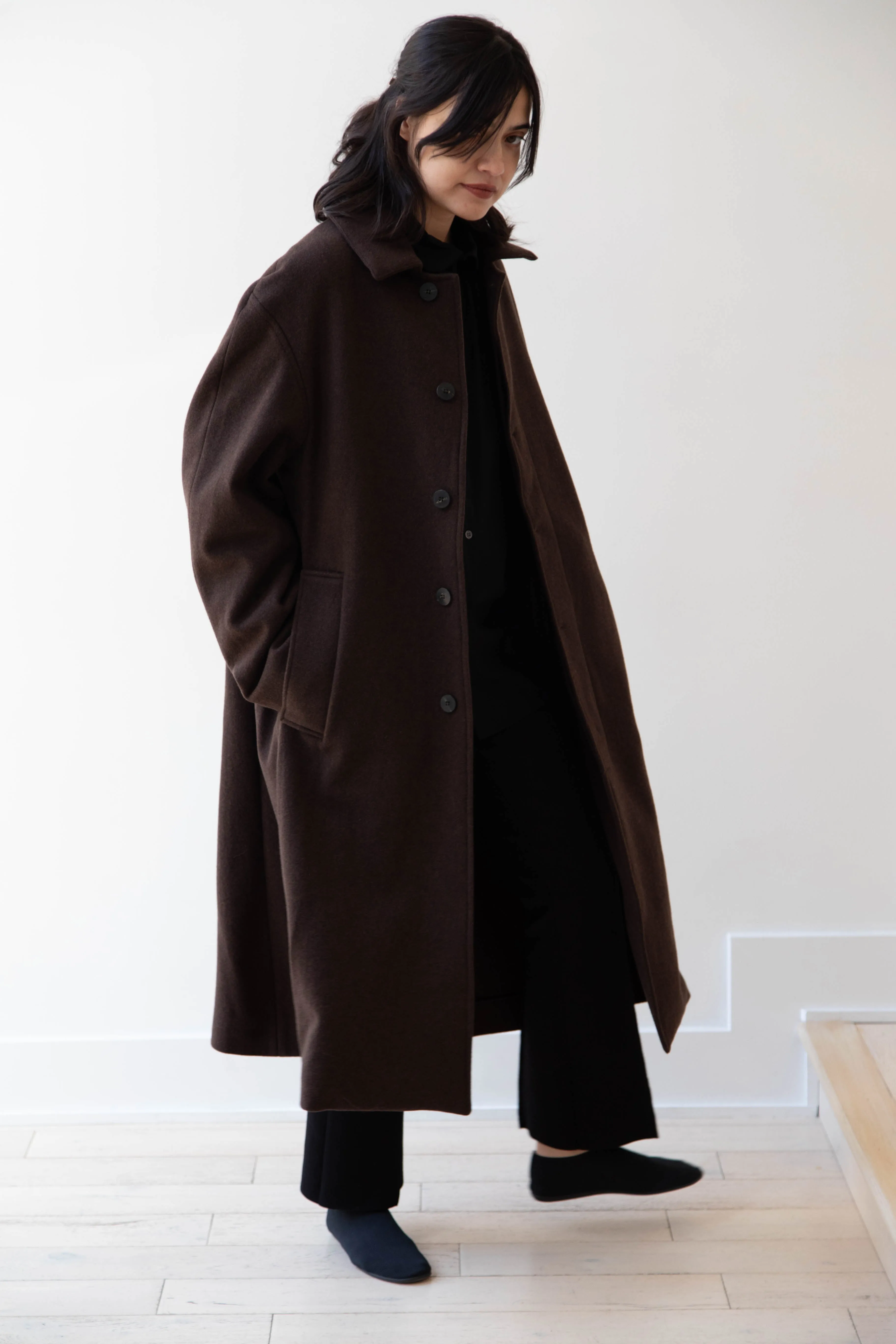 Wright & Doyle | Tirage Coat in Cacao